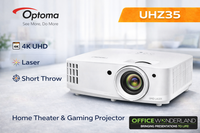 Optoma UHZ35 UHD 4K Laser DLP Home Theater & Gaming Projector