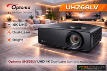 Optoma UHZ68LV 4K UHD Dual Laser Projector with Dolby Vision | Authorized Dealer