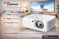Optoma ZH350ST Ultra-compact high brightness Full HD 1080p laser projector