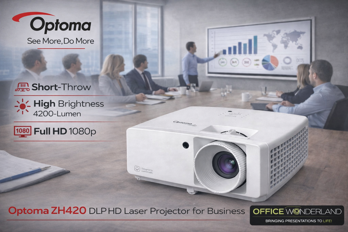 Optoma ZH420 DLP HD Laser Projector for Business and Education