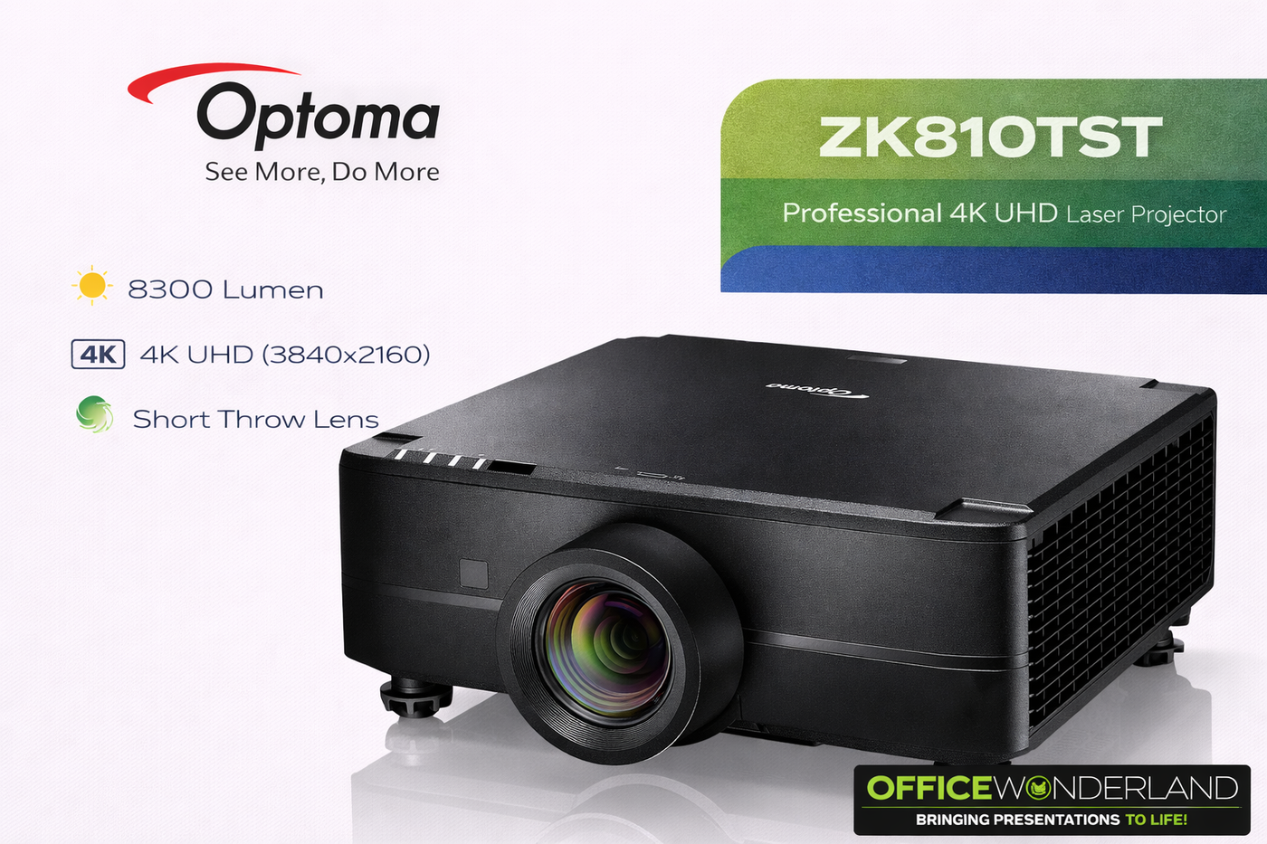 Optoma ZK810TST professional 4K UHD laser projector