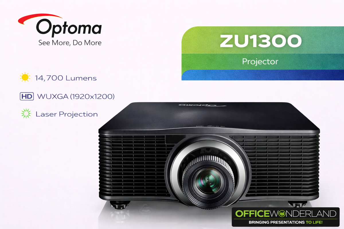 Optoma ZU1300 12000-Lumen 12000 Lumens WUXGA Large Venue Laser Projector | Authorized Dealer