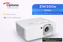 Optoma ZW350e 4000-Lumen WXGA Laser DLP Projector