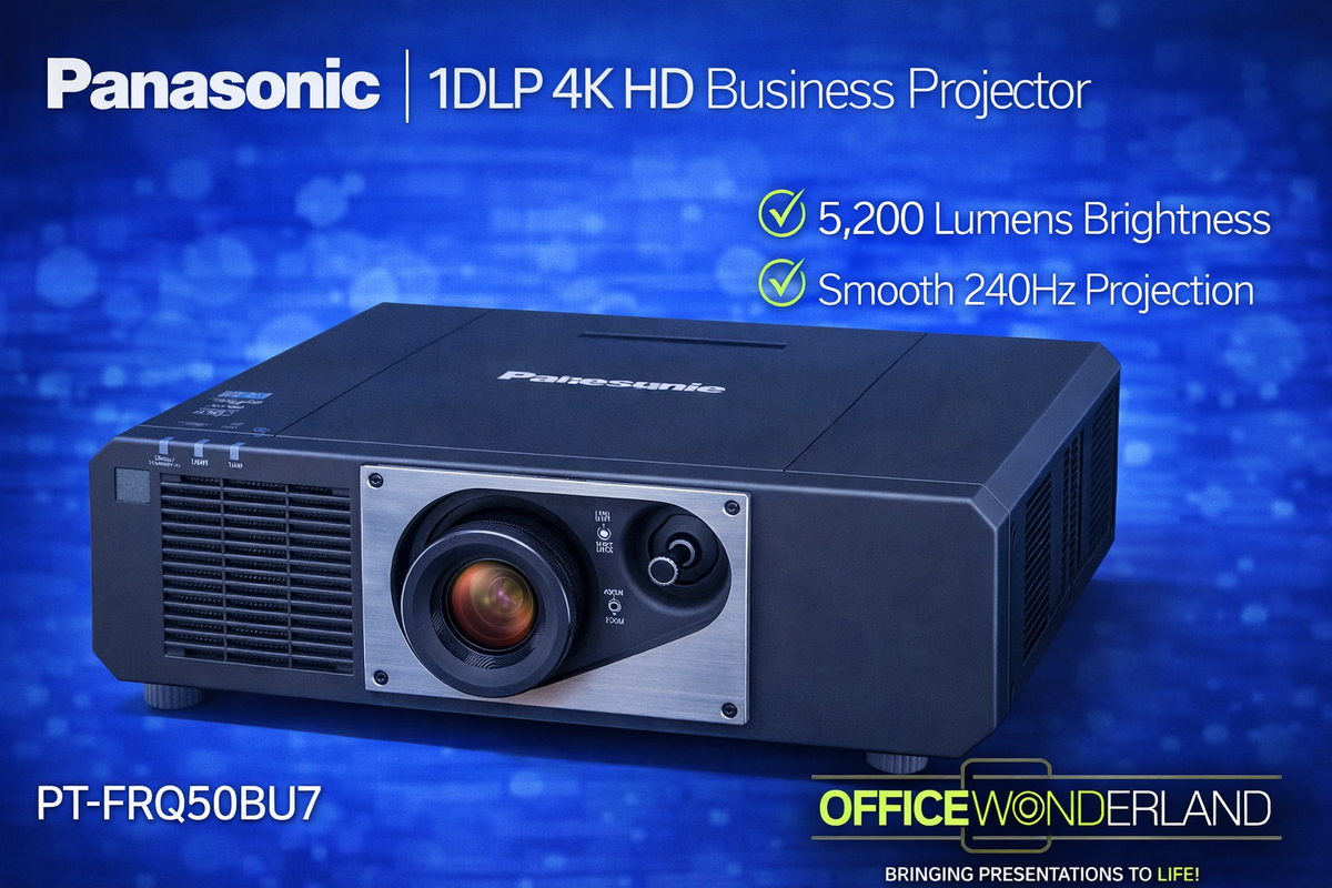 Panasonic PT-FRQ50BU7 1DLP 4K HD Business Projector