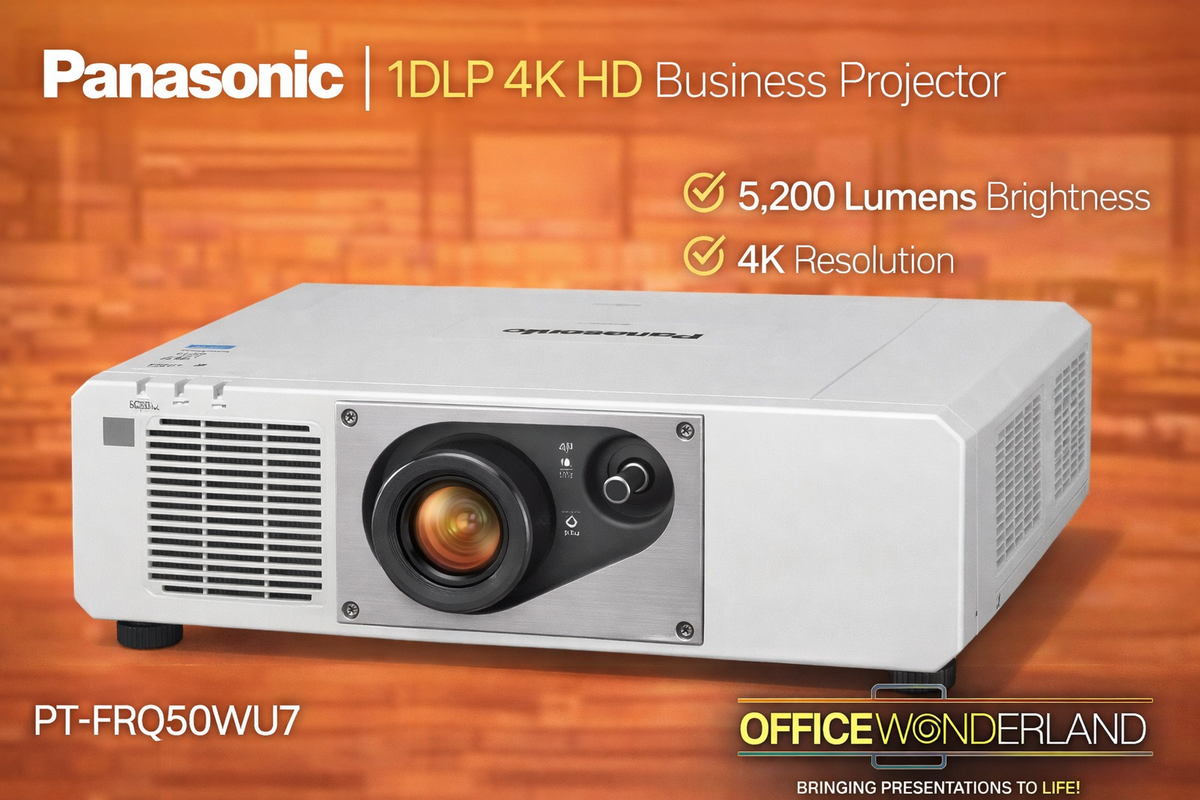 Panasonic PT-FRQ50WU7 1DLP 4K HD Business Projector