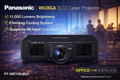 Panasonic PT-MZ11KLBU7 WUXGA 3LCD Laser Projector
