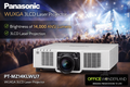 Panasonic PT-MZ14KLWU8 WUXGA 3LCD Laser Projector