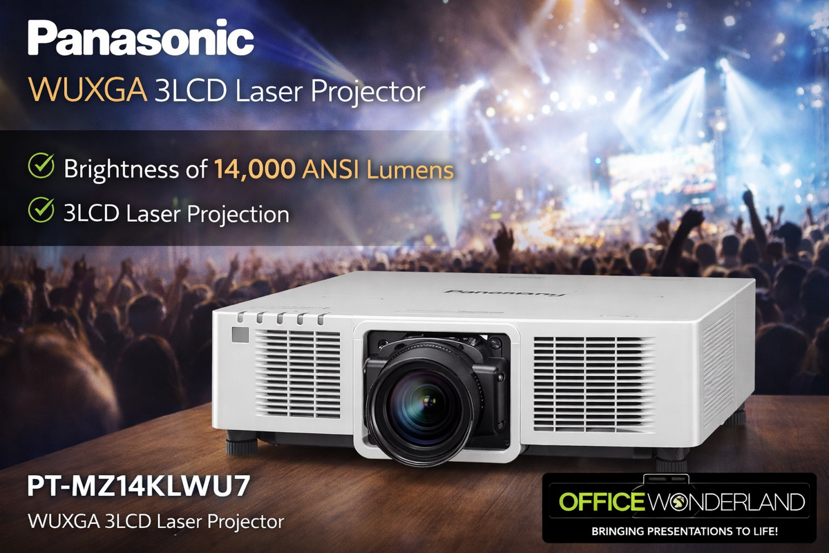 Panasonic PT-MZ14KLWU8 WUXGA 3LCD Laser Projector