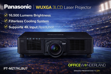 Panasonic PT-MZ17KLBU7 WUXGA 3LCD Laser Projector