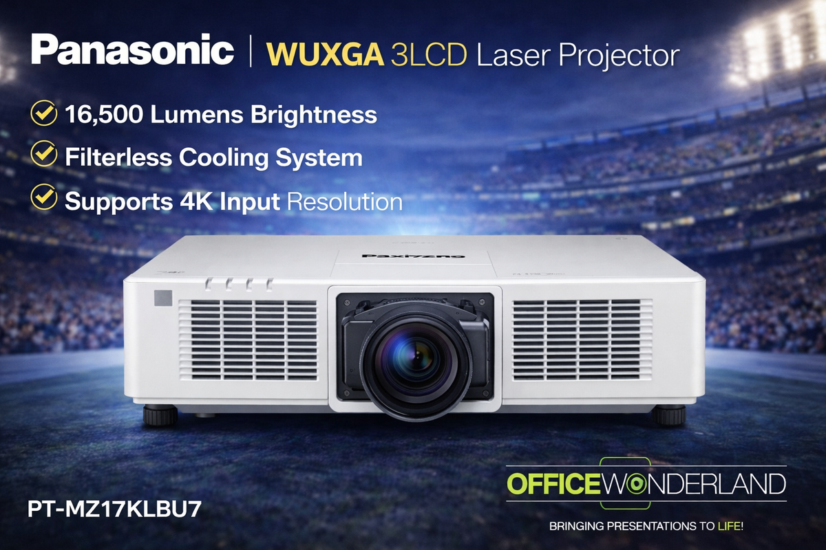 Panasonic PT-MZ17KLWU7 WUXGA 3LCD Laser Projector