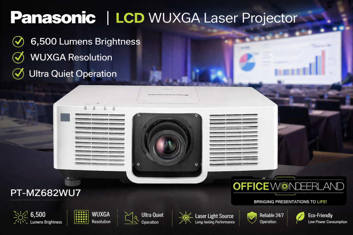 Panasonic PT-MZ682WU7 LCD WUXGA Laser Projector