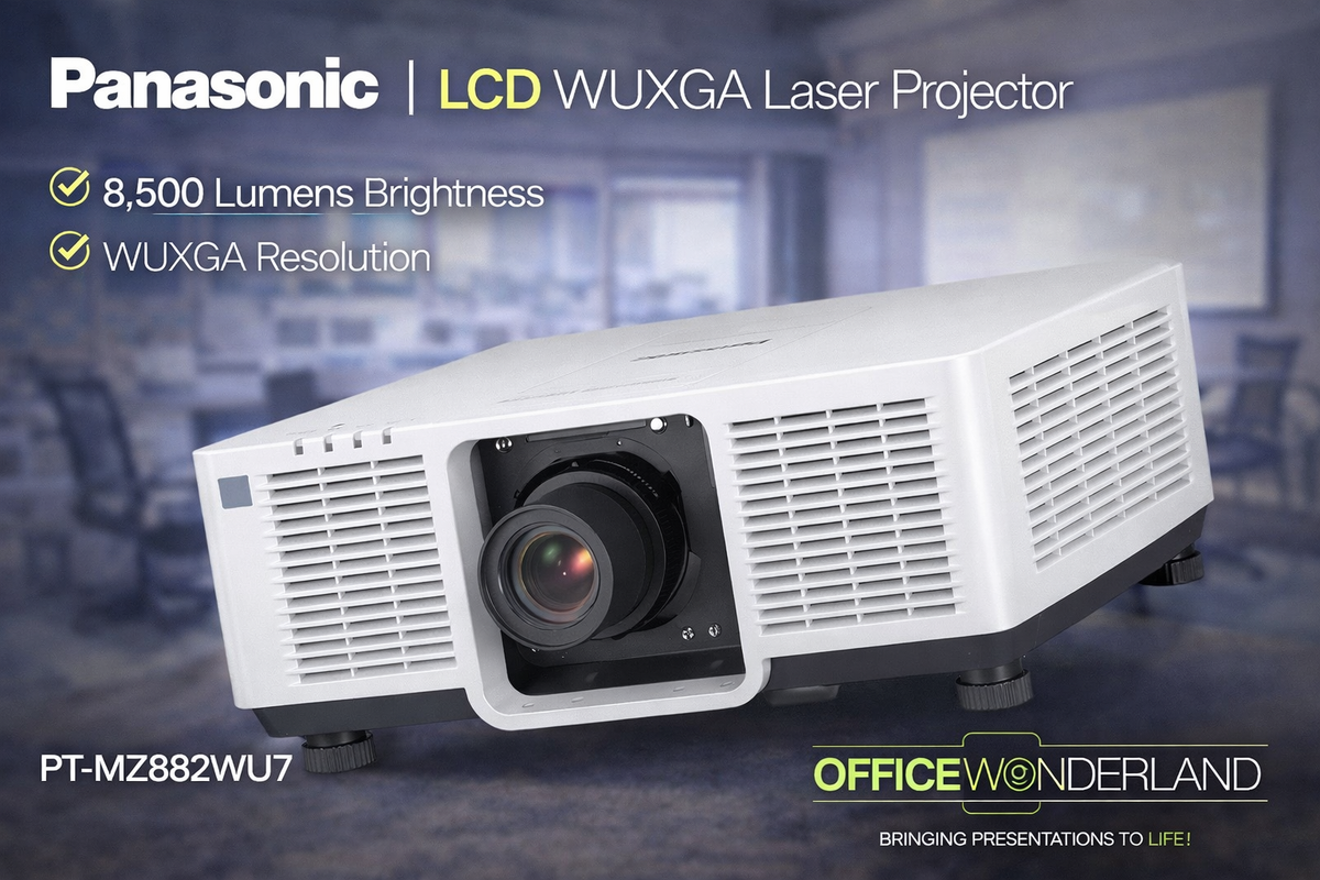 Panasonic PT-MZ882WU7 Projector OfficeWonderland