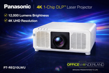Panasonic PT-REQ10LWU 4K 1-Chip DLP™ Laser Projector