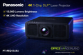 Panasonic PT-REQ12LBU 4K 1-Chip DLP™ Laser Projector