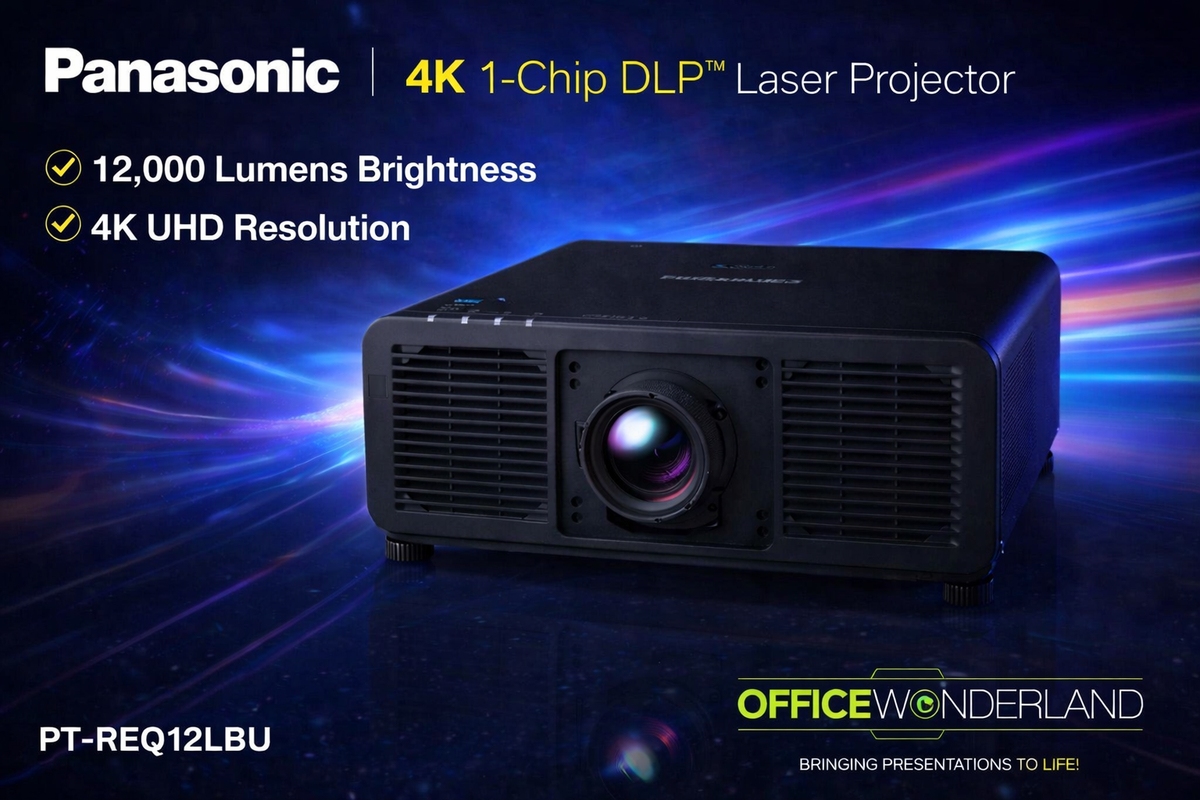 Panasonic PT-REQ12LBU 4K 1-Chip DLP™ Laser Projector