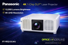 Panasonic PT-REQ12LWU 4K 1-Chip DLP™ Laser Projector