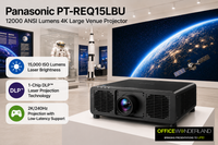 Panasonic PT-REQ15LBU 12000 ANSI Lumens 4K  Large Venue Projector