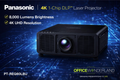 Panasonic PT-REQ80LBU 4K 1-Chip DLP™ Laser Projector