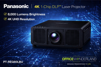 Panasonic PT-REQ80LBU 4K 1-Chip DLP™ Laser Projector