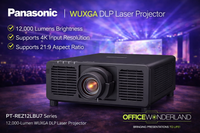Panasonic PT-REZ12LBU7 Series 12,000-Lumen WUXGA DLP Laser Projector