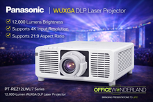 Panasonic PT-REZ12LWU7 Series 12,000-Lumen WUXGA DLP Laser Projector