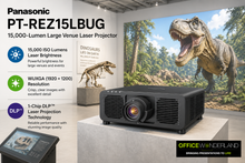 Panasonic PT-REZ15LBUG 15,000-Lumen  Large Venue Laser Projector (TAA Compliant)