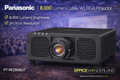 Panasonic PT-REZ80BU7 8,000 Lumens, Laser, WUXGA Resolution (1,920 x 1,200), DLP Projector, Filter-Free, Black