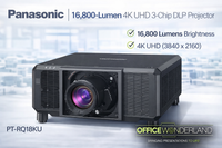 Panasonic PT-RQ18KU 16,800-Lumen 4K UHD 3-Chip DLP Projector