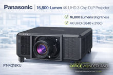 Panasonic PT-RQ18KU 16,800-Lumen 4K UHD 3-Chip DLP Projector