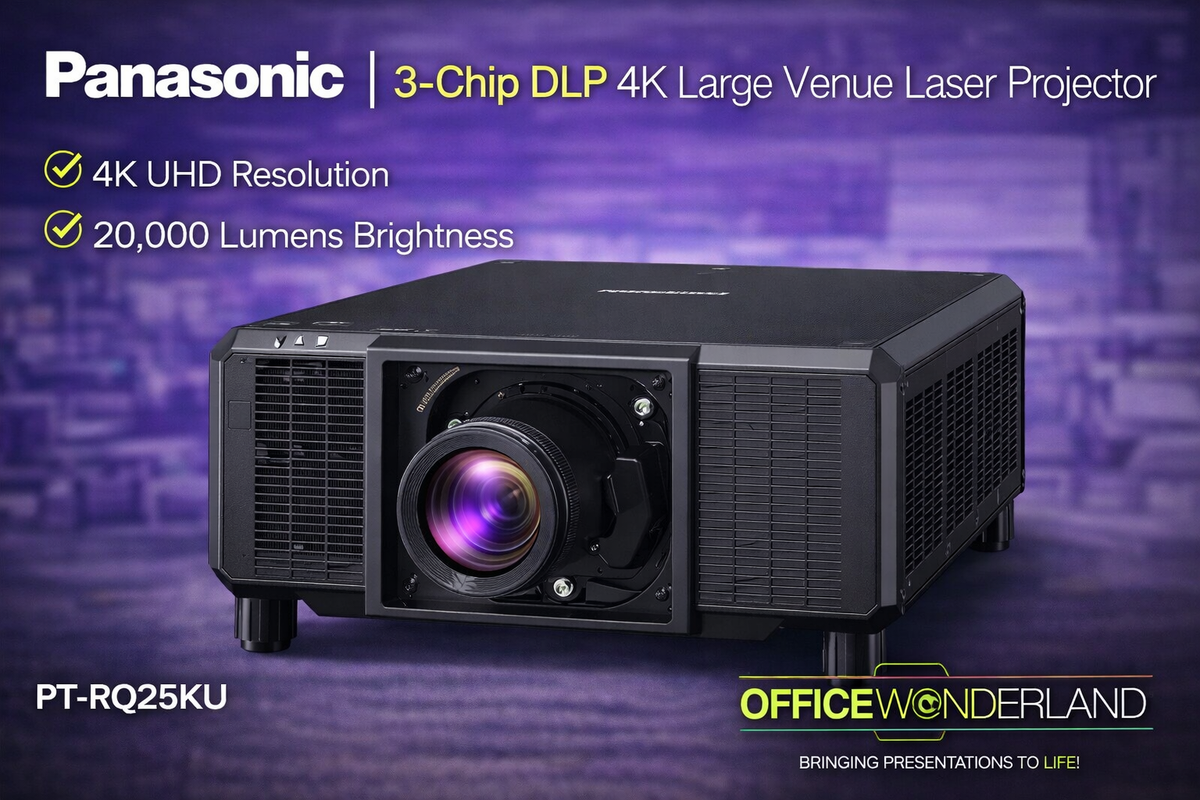 Panasonic PT-RQ25KU 3-Chip DLP 4K Large Venue Laser Projector