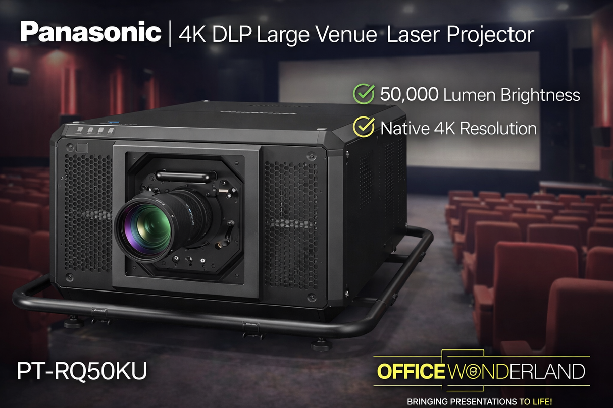 Panasonic PT-RQ50KU 4K DLP Large Venue Laser Projector