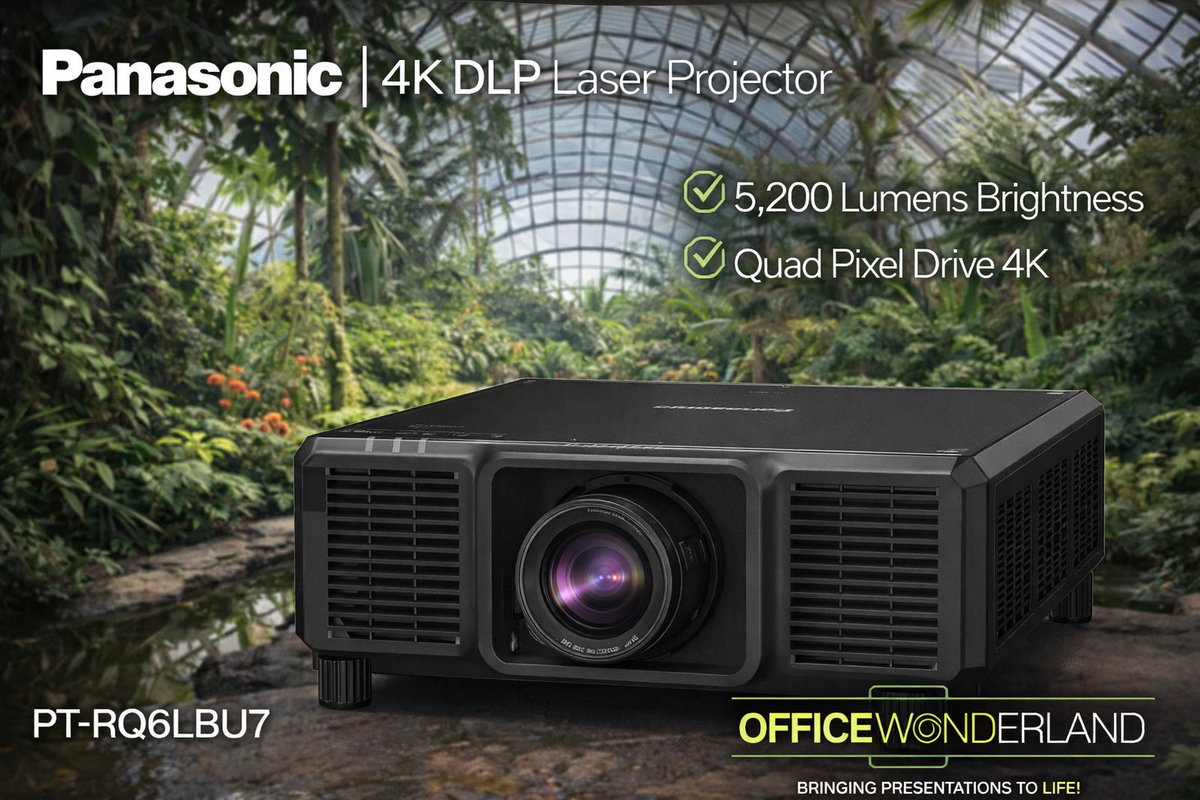 Panasonic PT-RQ6LBU7 4K DLP Laser Projector