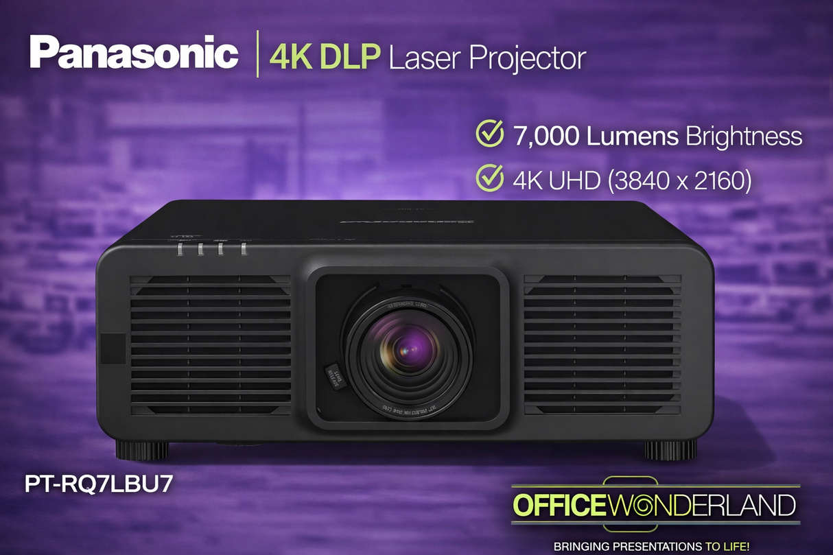 Panasonic PT-RQ7LBU7 4K DLP Laser Projector