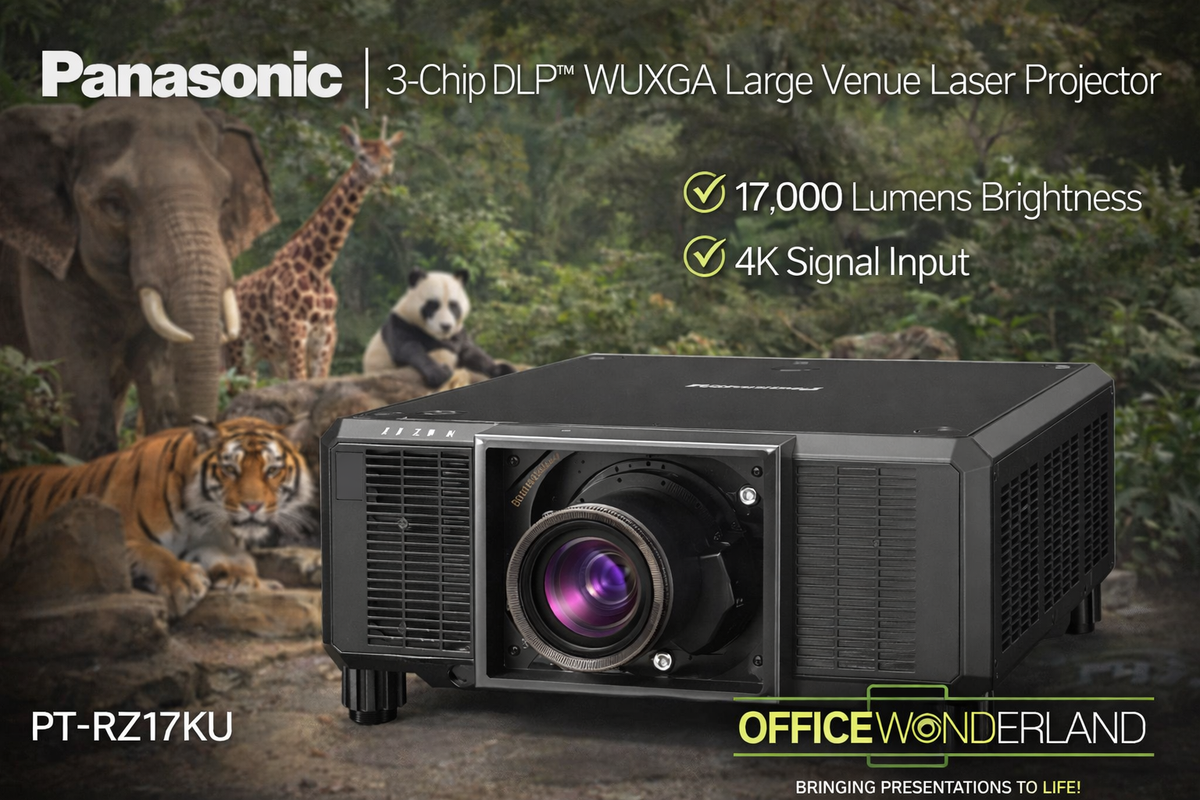 Panasonic PT-RZ17KU 3-Chip DLP™ WUXGA Large Venue Laser Projector
