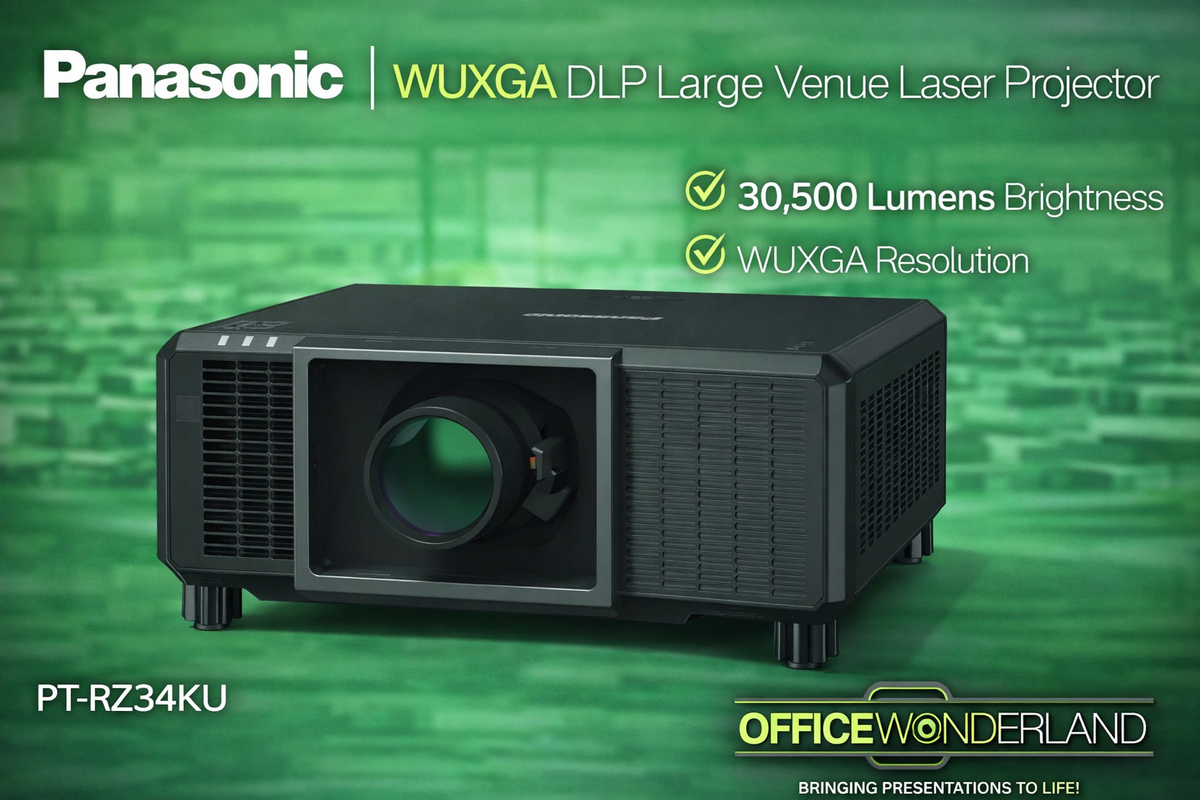Panasonic PT-RZ34KU WUXGA DLP Large Venue Laser Projector