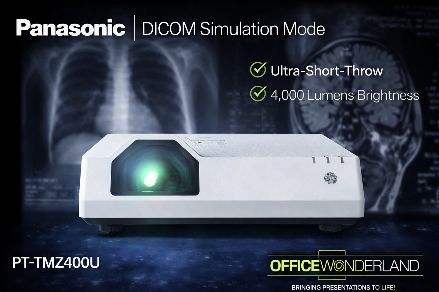 Panasonic PT-TMZ400U Projector