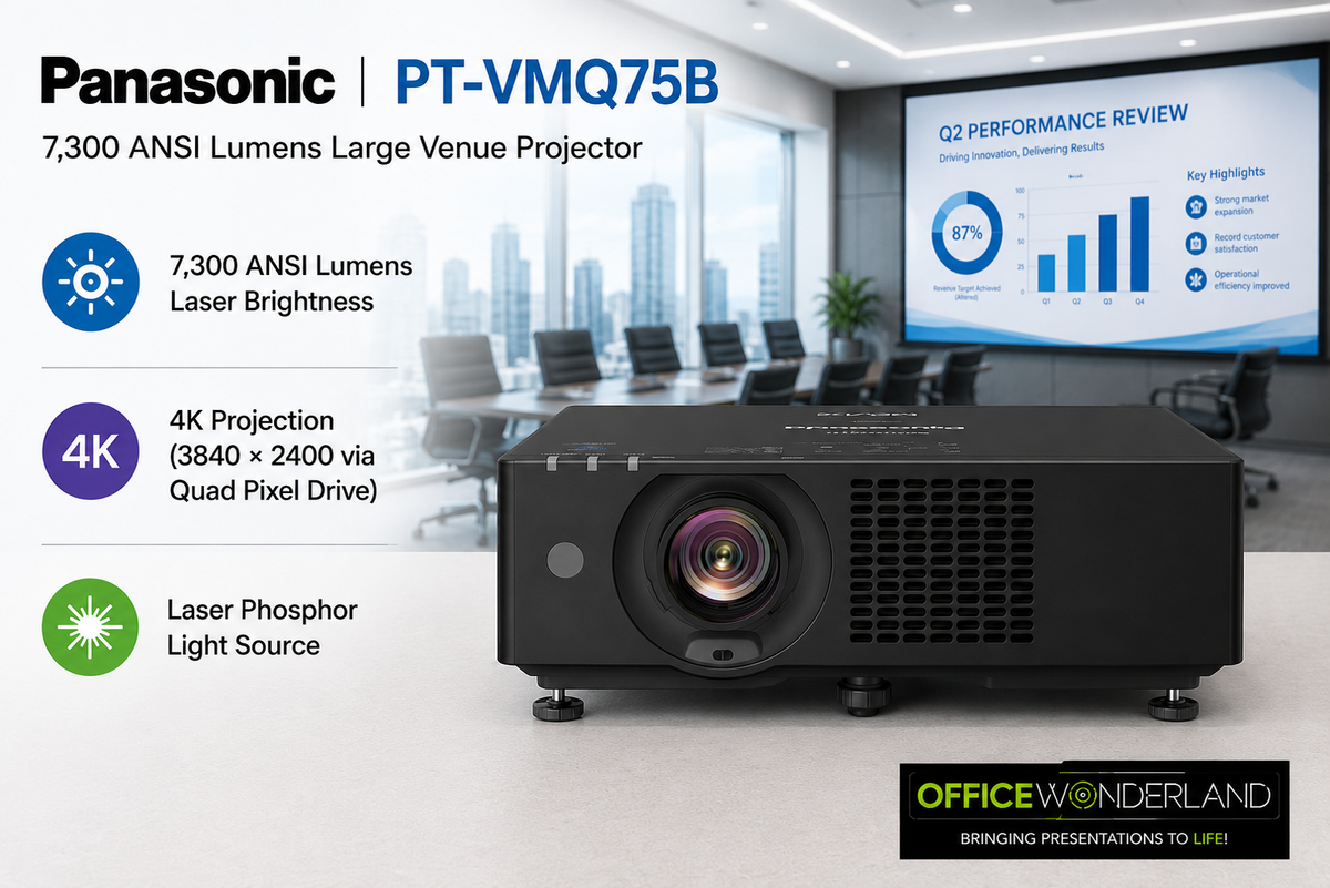 Panasonic PT-VMQ75B Laser Projector