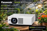 Panasonic PT-VMW50U WXGA 3LCD Portable Laser Projector