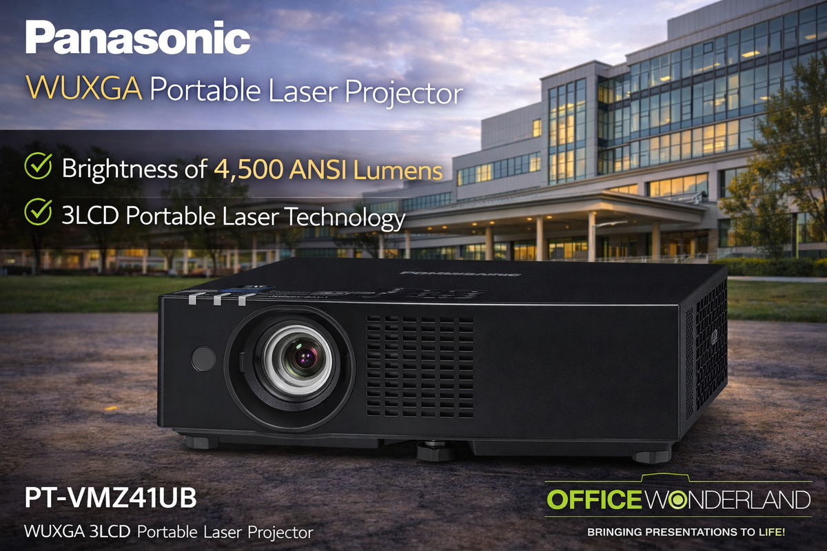 Panasonic PT-VMZ41UB WUXGA Portable Laser Projector