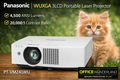 Panasonic PT-VMZ41WU WUXGA 3LCD Portable Laser Projector
