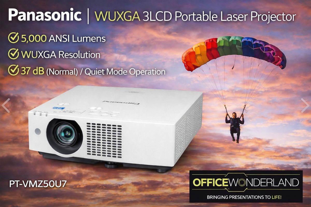 Panasonic PT-VMZ50U7 WUXGA 3LCD Portable Laser Projector