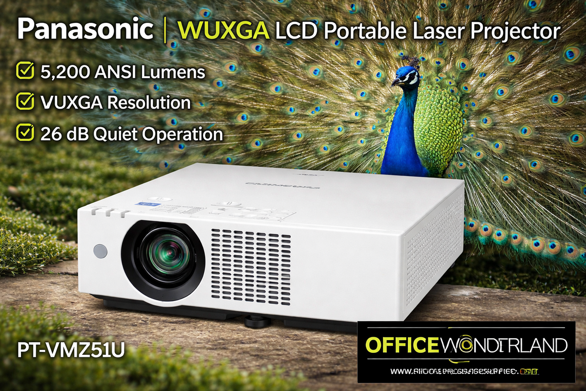 Panasonic PT-VMZ51U WUXGA LCD Portable Laser Projector