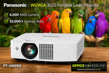 Panasonic PT-VMZ60 WUXGA 3LCD Portable Laser Projector