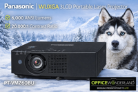 Panasonic PT-VMZ60BU WUXGA 3LCD Portable Laser Projector