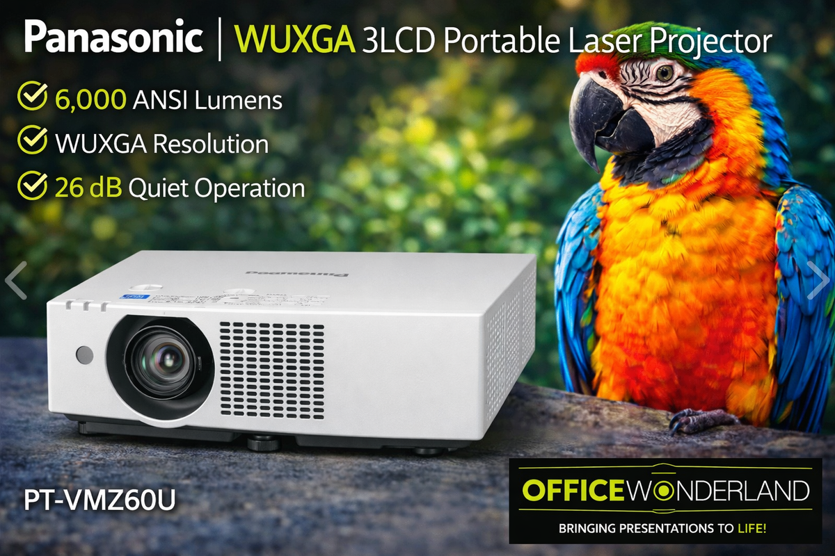 Panasonic PT-VMZ60U7 WUXGA 3LCD Portable Laser Projector