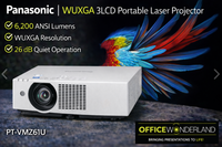 Panasonic PT-VMZ61U WUXGA 3LCD Portable Laser Projector