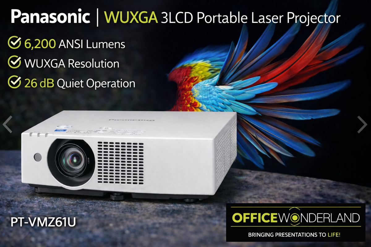 Panasonic PT-VMZ61U WUXGA 3LCD Portable Laser Projector