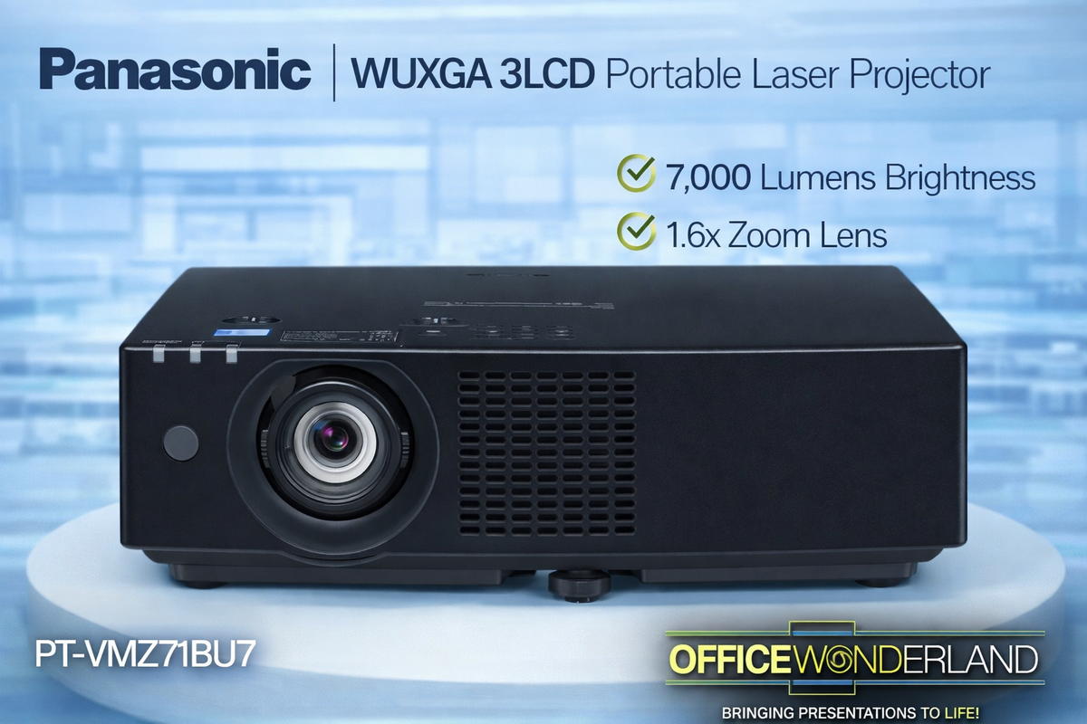 Panasonic PT-VMZ71BU7 WUXGA 3LCD Portable Laser Projector