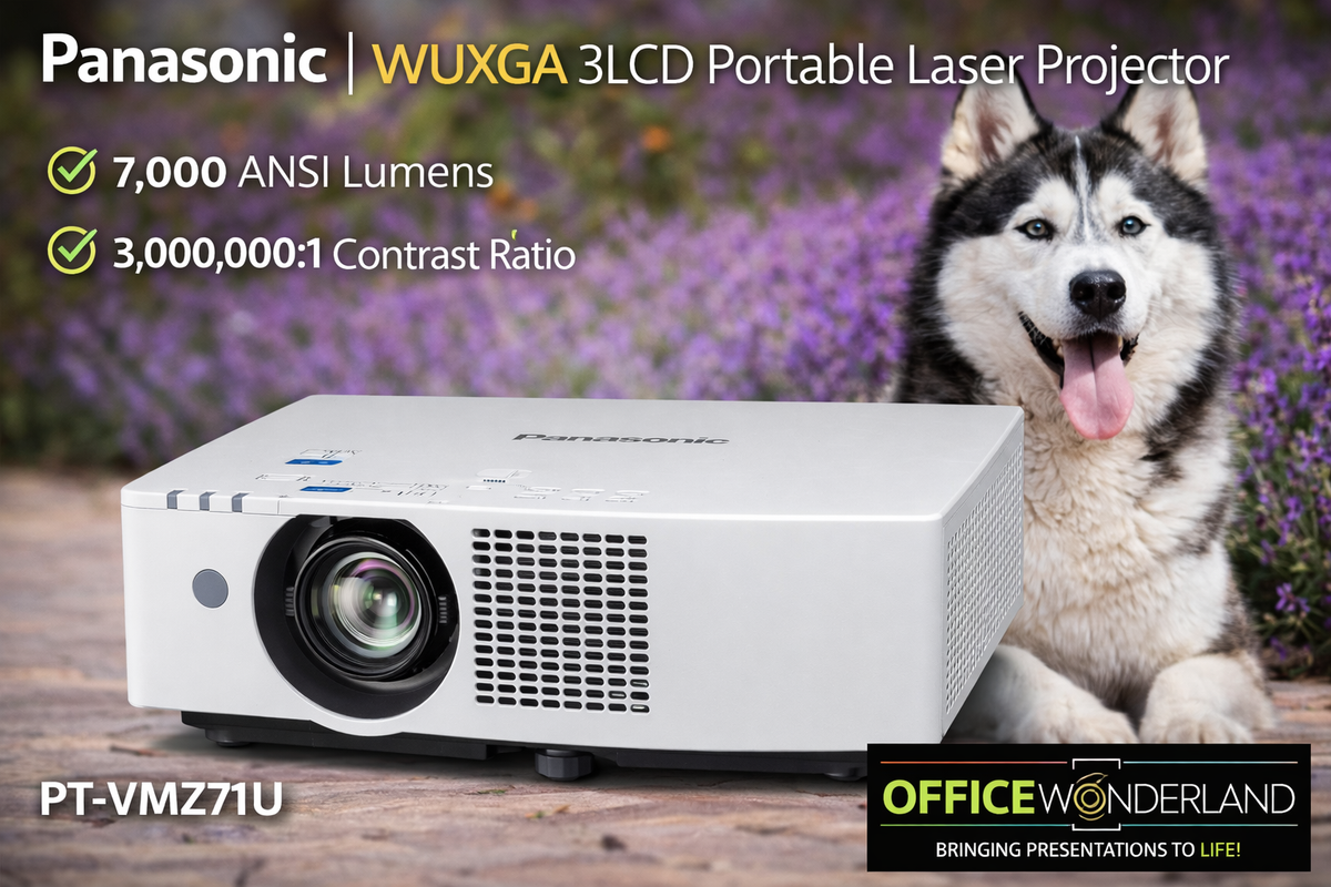 Panasonic PT-VMZ71U WUXGA 3LCD Portable Laser Projector