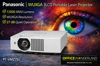Panasonic PT-VMZ71U7 WUXGA 3LCD Portable Laser Projector